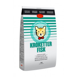 Husse (Хуссэ)-Kroketter Fish-Полноценный корм премиум класса с лососем